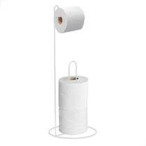 Suporte Porta Papel Higiênico 3 Rolos Branco Suporte Porta Papel Higiênico 3 Rolos Branco