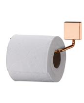 Suporte Porta Papel Higiênico Aço Parede Rosé Gold - 7504rg Future Suporte Porta Papel Higiênico Aço Parede Rosé Gold - 7504rg Future