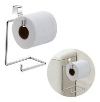 Suporte Porta Papel Higienico Aramado Duplo Caixa Acoplada Cor Prateado
