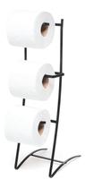 Suporte Porta Papel Higiênico Chão Premium 3 Rolos Fiver