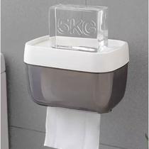 Suporte Porta Papel Higiênico Cinza Celular Vaso Impermeável C1246 Suporte Porta Papel Higiênico Cinza Celular Vaso Impermeável C1246