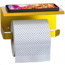 Suporte Porta Papel Higiênico De Parede Dourado Max Suporte Porta Papel Higiênico De Parede Dourado Max