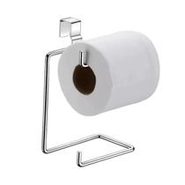 Suporte Porta Papel Higiênico Duplo Banheiro Para Caixa Acoplada Cromado Para Dois Rolos Original