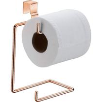 Suporte Porta Papel Higienico Duplo Para Caixa Acoplada Rose