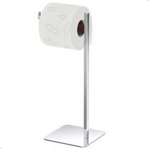 Suporte Porta Papel Higienico Inox De Chão Papeleira Nice