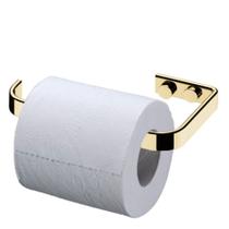 Suporte Porta Papel Higiênico Parede Banheiro Dourado - 2300DD Future Suporte Porta Papel Higiênico Parede Banheiro Dourado - 2300DD Future