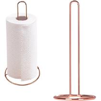 Suporte Porta Papel Toalha De Mesa Metal Rose Gold