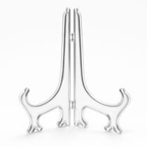 Suporte Porta Pratos Plástico Organizador Transparente Suporte Porta Pratos Plástico Organizador Transparente