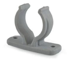 Suporte Porta Remo Curto Cinza Barco Lancha Caiaque