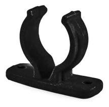 Suporte Porta Remo Curto Preto Barco Lancha Caiaque