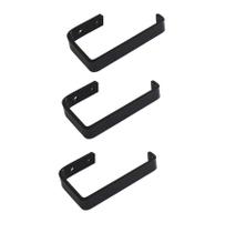 Suporte Porta Rolo Papel Higienico Estilo Industrial Preto 3