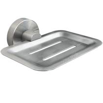 Suporte Porta Sabonete Aço Inox 304 Saboneteira Banheiro Pia Cuba Suporte Parede Fixação Dupla Saboneteira Inox Escovado Lavabo Lavatorio Luxo