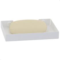 Suporte Porta Sabonete De Banheiro de Parede Branco UN.Plus Suporte Porta Sabonete De Banheiro de Parede Branco UN.Plus