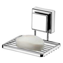 Suporte Porta Sabonete Saboneteira Ventosa Parede Banheiro Cromado - 8051 Future Suporte Porta Sabonete Saboneteira Ventosa Parede Banheiro Cromado - 8051 Future