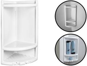 Suporte Porta Shampoo Cantoneira Para Banheiro Box Porta Sabonete Organizador Multiuso Herc