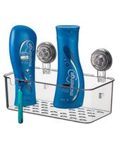 Suporte Porta Shampoo Cesto Multiuso Com Ventosa Natural - 403NT Future