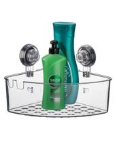 Suporte Porta Shampoo Cesto Multiuso De Canto Com Ventosa Natural - 401NT Future
