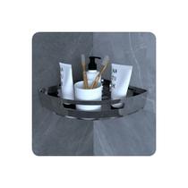 Suporte Porta Shampoo De Banheiro De Canto Inox Brilhante