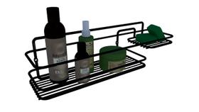 Suporte Porta Shampoo Sabonete Banheiro Box Não Enferruja - Dicarlo