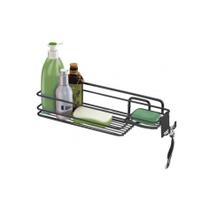 Suporte Porta Shampoo Sabonete de Parede Banheiro Preto Ônix - 998ox Future Suporte Porta Shampoo Sabonete de Parede Banheiro Preto Ônix - 998ox Future