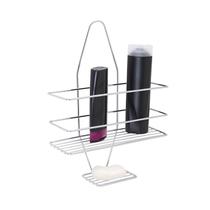 Suporte Porta Shampoo Sabonete Prateleira de Pendurar Registro Box Banheiro Cromado - 0026 Azzo Suporte Porta Shampoo Sabonete Prateleira de Pendurar Registro Box Banheiro Cromado - 0026 Azzo