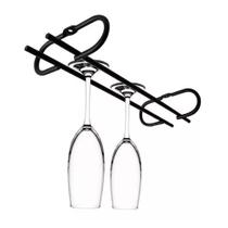 Suporte porta taça reto 350mm preto fosco - ptr350 black Suporte porta taça reto 350mm preto fosco - ptr350 black