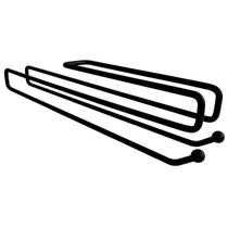 Suporte Porta Taças de Encaixe 26cm Organizador de Taças Suspenso Preto Fosco