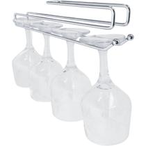 Suporte Porta Taças De Encaixe Simples Cromado Armário Suporte Porta Taças De Encaixe Simples Cromado Armário