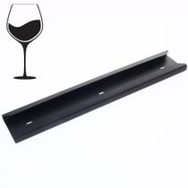 Suporte Porta Taças de Teto 50 Cm para taças Base 8Cm Preto Suporte Porta Taças de Teto 50 Cm para taças Base 8Cm Preto