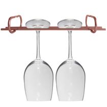 Suporte Porta Taças Reto 25cm Organizador De Taças Suspenso Suporte Porta Taças Reto 25cm Organizador De Taças Suspenso