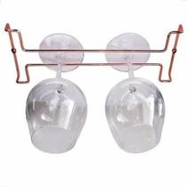 Suporte Porta Taças Reto 468x30x115mm Cobre Jomer 2757