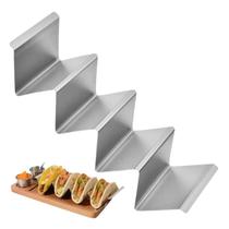 Suporte Porta Tacos e Tortilhas Premium em Inox Suporte Porta Tacos e Tortilhas Premium em Inox