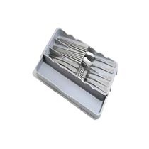 Suporte Porta Talheres Escorredor 39,5x16x4,5cm - Divisórias