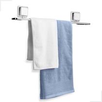 Suporte Porta Toalha de Banho Toalheiro Banheiro Fixação Sem Furo Dupla Face 3M Cromado Arthi Suporte Porta Toalha de Banho Toalheiro Banheiro Fixação Sem Furo Dupla Face 3M Cromado Arthi