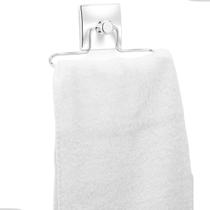 Suporte Porta Toalha de Rosto Banheiro Lavabo Fixação Dupla Face Sem Furos Cromado Arthi