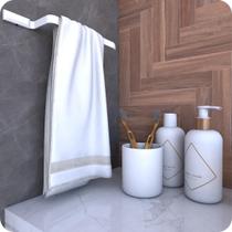 Suporte Porta Toalha De Rosto Parede Branco Empire Suporte Porta Toalha De Rosto Parede Branco Empire