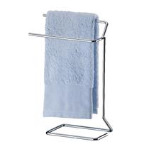 Suporte Porta Toalha de Rosto Toalheiro Duplo Bancada Banheiro Cromado - 1890 Future Suporte Porta Toalha de Rosto Toalheiro Duplo Bancada Banheiro Cromado - 1890 Future