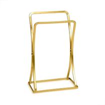 Suporte Porta Toalha Lavabo Toalheiro Gold Fosco