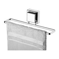 Suporte Porta Toalha Rosto Lavabo Toalheiro Banheiro Ventosa Cromado