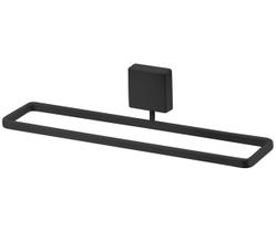 Suporte Porta Toalha Toalheiro 25cm Parede Banheiro Lavabo Preto Fosco - 8553PT Future Suporte Porta Toalha Toalheiro 25cm Parede Banheiro Lavabo Preto Fosco - 8553PT Future