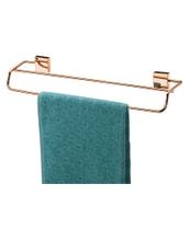 Suporte Porta Toalha Toalheiro 45cm Duplo Parede Banheiro Cobre Rose Gold - 7508rg Future