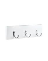 Suporte Porta Toalhas Organizador Com Ganchos Em Mdf 32cm Suporte Porta Toalhas Organizador Com Ganchos Em Mdf 32cm