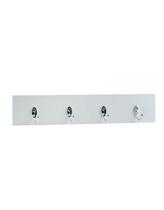 Suporte Porta Toalhas Organizador Com Ganchos Em Mdf 42cm Suporte Porta Toalhas Organizador Com Ganchos Em Mdf 42cm