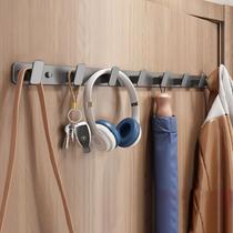 Suporte Porta Toalhas Roupas Para Banheiro 8 Ganchos Parede Luxo 7528 grafite