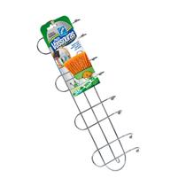 Suporte Porta Vassouras Rodos 8 Ganchos Organizador Parede Arthi