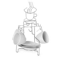 Suporte Porta Xicaras e Pires Cromado Suporte Porta Xicaras e Pires Cromado