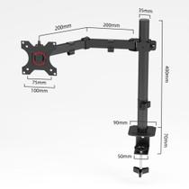 Suporte Portátil Com Dupla Montagem de Mesa Para Monitor e Notebook Tela de 17" Até 32"