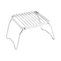 Suporte Portátil Dobrável De Aço Inoxidável Para Churrasqueira, Mini Rack Para Camping, Suporte Para
