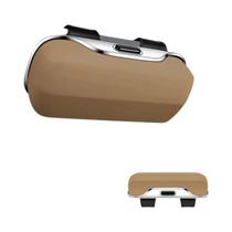 Suporte Portátil Multifuncional Para Óculos De Sol De Carro, Caixa Para Óculos De Direção Com