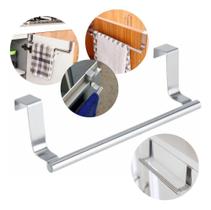 Suporte Portátil Pano De Prato Toalha Porta Armário Aço Inox - Pen Tech